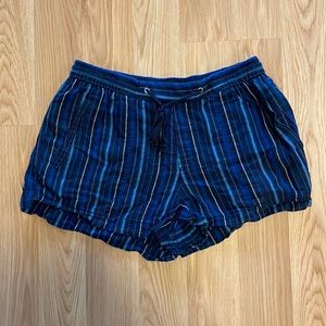 Gap Pinstripe blue and Black shorts